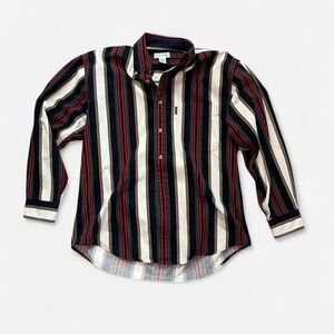 Izod Striped Button Down